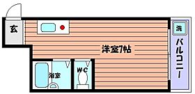 兵庫県神戸市東灘区住吉宮町５丁目（賃貸マンション1R・2階・18.94㎡） その2