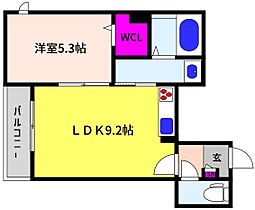 兵庫県神戸市東灘区御影中町７丁目（賃貸マンション1LDK・2階・36.63㎡） その2