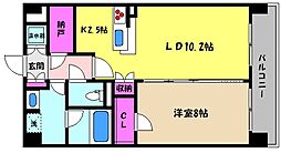 サニープレイス西芦屋2号館 1SLDKの間取図画像