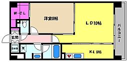 サニープレイス西芦屋2号館 1SLDKの間取図画像