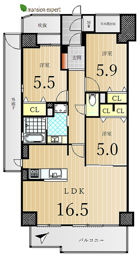 3LDK