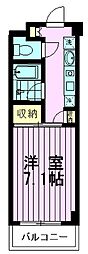 子安TYビル 1Kの間取図画像