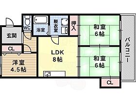 パークロイヤル宮山  ｜ 大阪府藤井寺市野中２丁目（賃貸マンション3LDK・1階・57.00㎡） その2