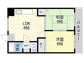 第三和泉マンション  ｜ 大阪府藤井寺市林２丁目（賃貸マンション2LDK・3階・49.00㎡） その2