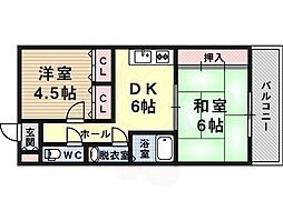 近鉄南大阪線 高鷲駅 徒歩5分 2階/-