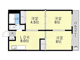 阪南グリーンハイツB棟  ｜ 大阪府柏原市玉手町（賃貸マンション3LDK・2階・53.60㎡） その2