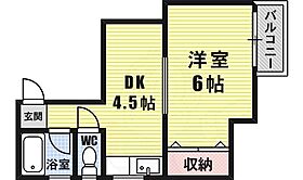 スマイル竹田  ｜ 大阪府羽曳野市古市２丁目12番7号（賃貸アパート1DK・2階・24.00㎡） その2