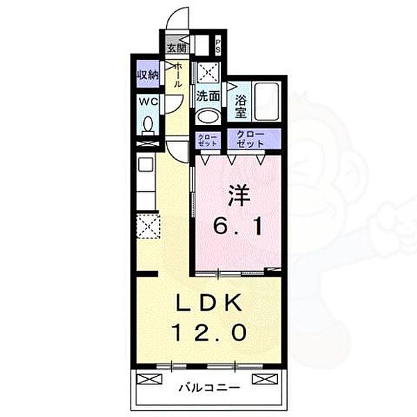 アルモニーブラッセ ｜大阪府羽曳野市古市２丁目(賃貸アパート1LDK・3階・42.38㎡)の写真 その2