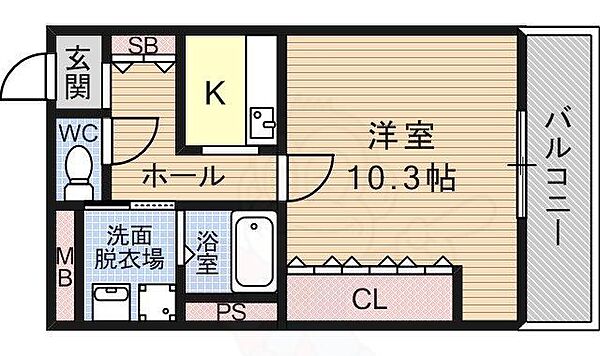 パレスひだまりの丘 ｜大阪府富田林市加太３丁目(賃貸マンション1R・1階・34.90㎡)の写真 その2