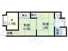 金剛荘  ｜ 大阪府富田林市喜志町２丁目（賃貸アパート2K・1階・32.40㎡） その2