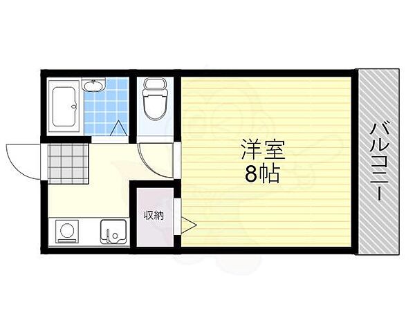 コンチネンタル春日丘 ｜大阪府藤井寺市春日丘１丁目(賃貸マンション1K・2階・23.00㎡)の写真 その2