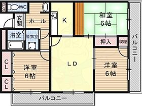 サイレント・フジ 101 ｜ 大阪府藤井寺市藤ケ丘４丁目（賃貸マンション3LDK・1階・72.32㎡） その2