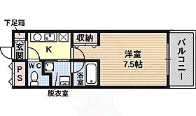 シェモア藤井寺駅前  ｜ 大阪府藤井寺市春日丘１丁目（賃貸マンション1K・4階・25.12㎡） その2