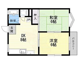 ウィスタリアコート2 301 ｜ 大阪府藤井寺市古室３丁目（賃貸アパート2LDK・1階・50.00㎡） その2