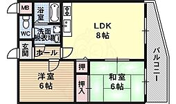 サン・ルミエール 2階/-