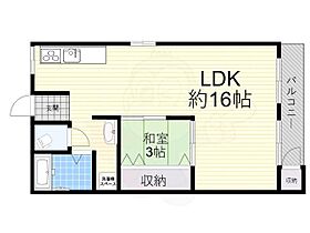 シャトーバロン  ｜ 大阪府柏原市古町２丁目（賃貸マンション1LDK・4階・40.00㎡） その2