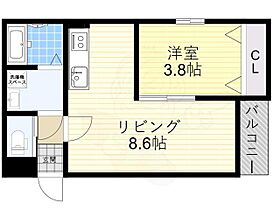 ALEGRIA道明寺  ｜ 大阪府藤井寺市道明寺５丁目（賃貸アパート1LDK・1階・30.78㎡） その2