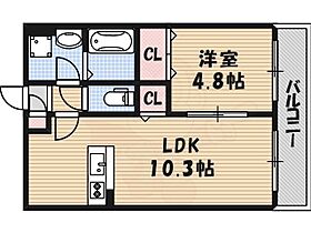 アムールラック  ｜ 大阪府八尾市福万寺町２丁目36番1号（賃貸アパート1LDK・1階・40.36㎡） その2