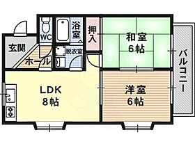 羽曳野ローズマンション  ｜ 大阪府羽曳野市西浦３丁目（賃貸マンション2LDK・2階・50.00㎡） その2