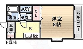 ウッドファイブ1  ｜ 大阪府藤井寺市林５丁目（賃貸アパート1K・2階・23.00㎡） その2