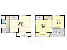 平野1丁目戸建  ｜ 大阪府柏原市平野１丁目（賃貸一戸建2LDK・1階・52.87㎡） その2