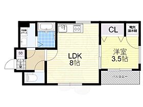 大阪府八尾市南本町５丁目（賃貸アパート1LDK・1階・30.23㎡） その2