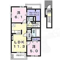 クロスロード・シン  ｜ 大阪府八尾市沼４丁目48番1号（賃貸アパート2LDK・2階・57.54㎡） その2