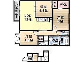 エトワール天美 A棟  ｜ 大阪府松原市天美北７丁目1番13号（賃貸アパート3LDK・2階・69.07㎡） その2