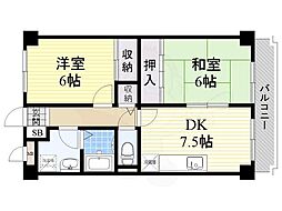 フェリス旭ヶ丘 2階/-