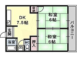 メゾン平野 2階/-