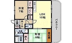 ラ・シーヌ恵我之荘 2階/205