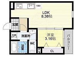 間取図画像 1LDK