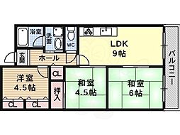 間取図画像 3LDK