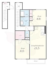 アドミラブール五条の宮壱番館 2階