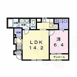 間取図画像 1LDK