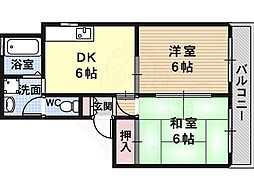 近鉄大阪線 堅下駅 徒歩5分 2階/-