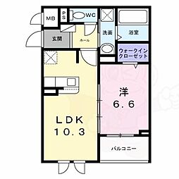 パイン山城 2階/-