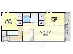 メゾンソレイユ 2階/-