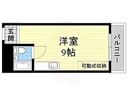 ハイム,ニシキ ワンルームの間取図画像