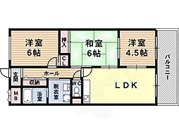 メゾンドカンパーニュ 3階/-