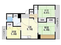 ワンズレジデンス羽曳ヶ丘　A棟 2階