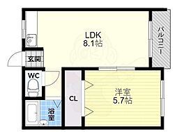 RHYTHM柏原(旧ウエストハイツ) 3階
