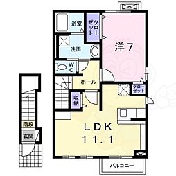 フェリーチェ1 1LDKの間取図画像