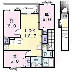 サン アルモニー 寺川 2階/-