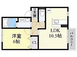 カトルセゾンC棟 2階/-