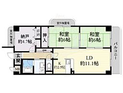 グランドゥール緑ヶ丘 5階/-