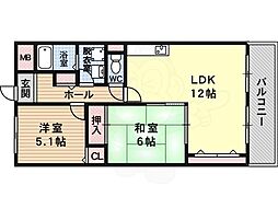 ステラルーチェ 2LDKの間取図画像