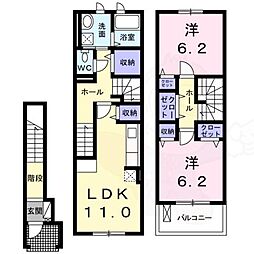 スマートハズ 1SLDKの間取図画像