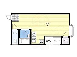 ハイツエイト ワンルームの間取図画像