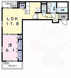 グレイス 1階/-